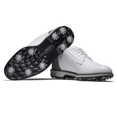 Footjoy Mens Field LX Premiere Golf Shoes Wide in White and Grey
