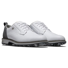 Footjoy Mens Field LX Premiere Golf Shoes Wide in White and Grey