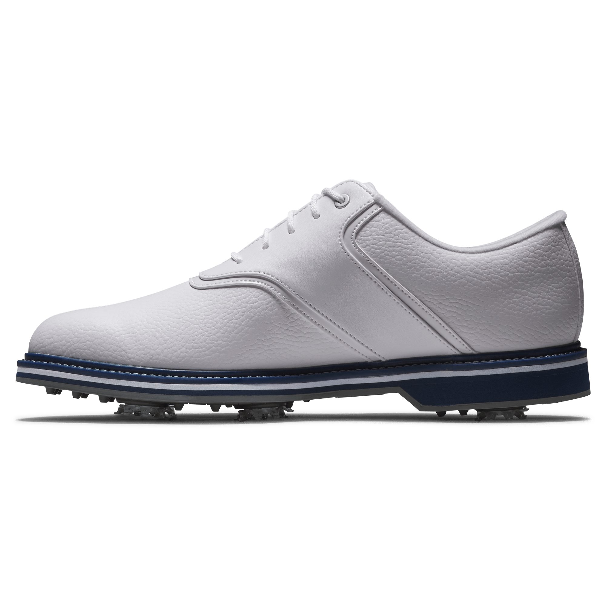 Footjoy Mens Original Golf Shoes Medium cut in White & Blue
