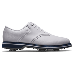 Footjoy Mens Original Golf Shoes Medium cut in White & Blue