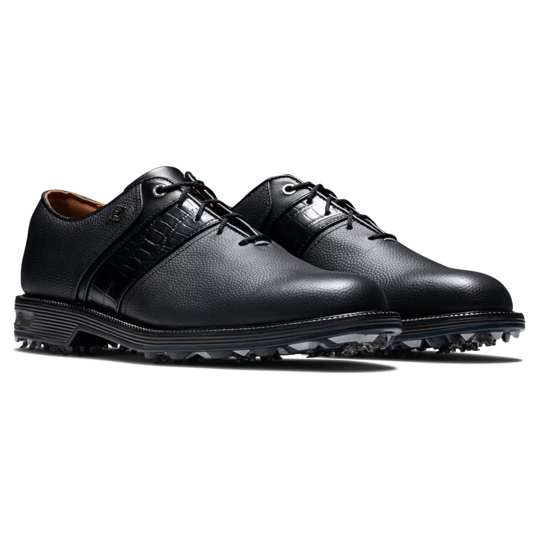 Footjoy Mens Packard Premiere Golf Shoes Wide in Black
