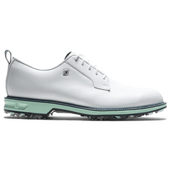 Footjoy Mens Premier Series Field Golf Shoes in White and Mint