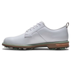 Footjoy Mens Premier Series Field Golf Shoes in White Tan Mint
