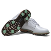 Footjoy Mens Premier Series Field Golf Shoes in White Tan Mint