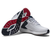 Footjoy Mens Pro SL Golf Shoes in White Blue and Red