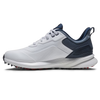 Footjoy Mens Pro SL Golf Shoes in White Blue and Red