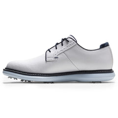 Footjoy Mens Traditions Blucher Golf Shoes Medium cut shoes in white & blue