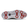 Footjoy Mens Traditions Blucher Golf Shoes in White Black and Red