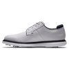 Footjoy Mens Traditions Blucher Golf Shoes in White and Navy
