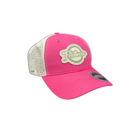 Footloose Womens Uflex Trucker Cap Pink White