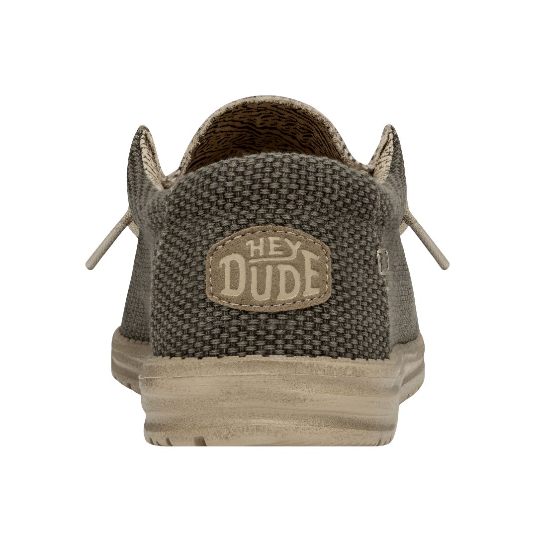 Hey Dude Men's Wally Braided Lifestyle Shoes in Army