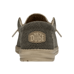 Hey Dude Men's Wally Braided Lifestyle Shoes in Army