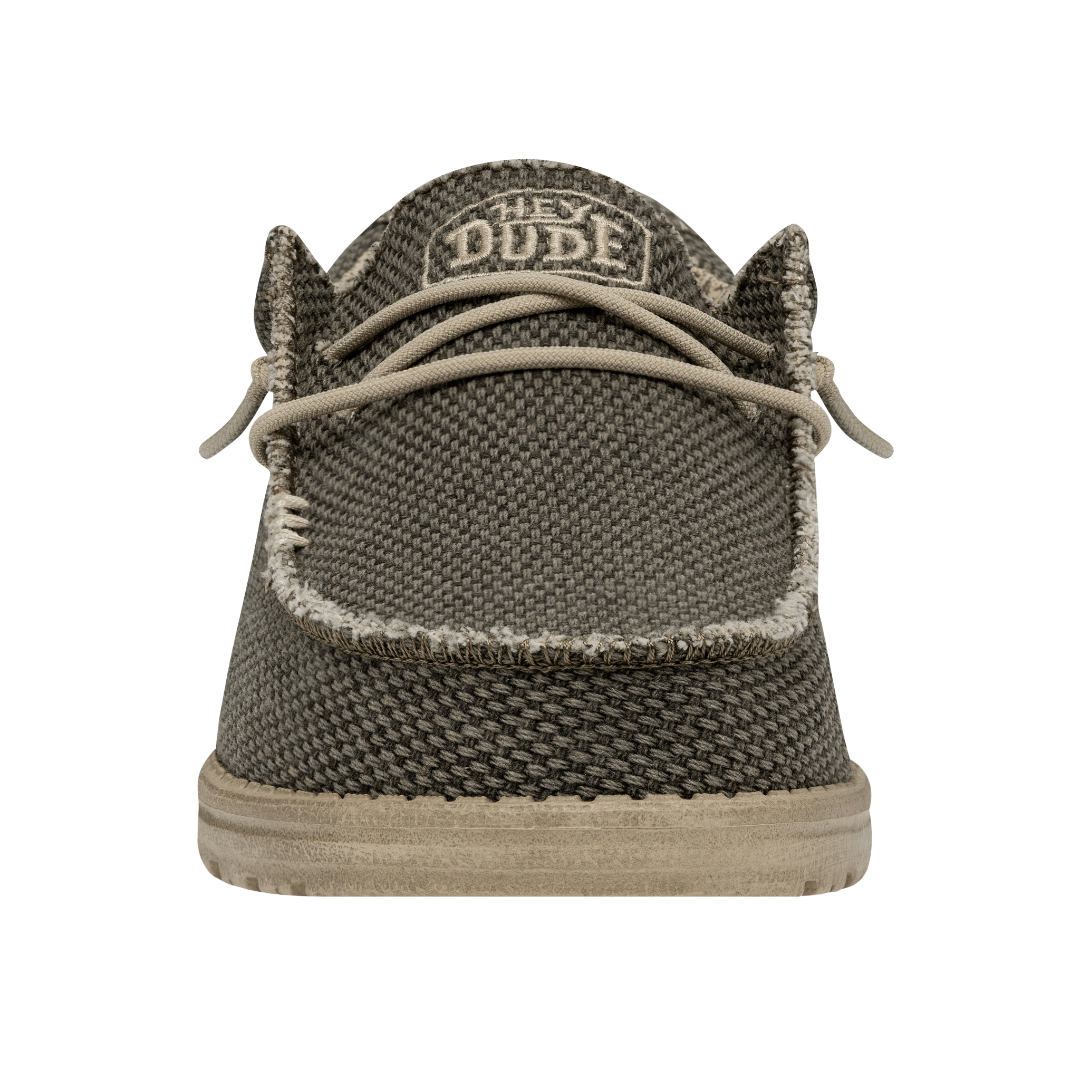 Hey Dude Men's Wally Braided Lifestyle Shoes in Army