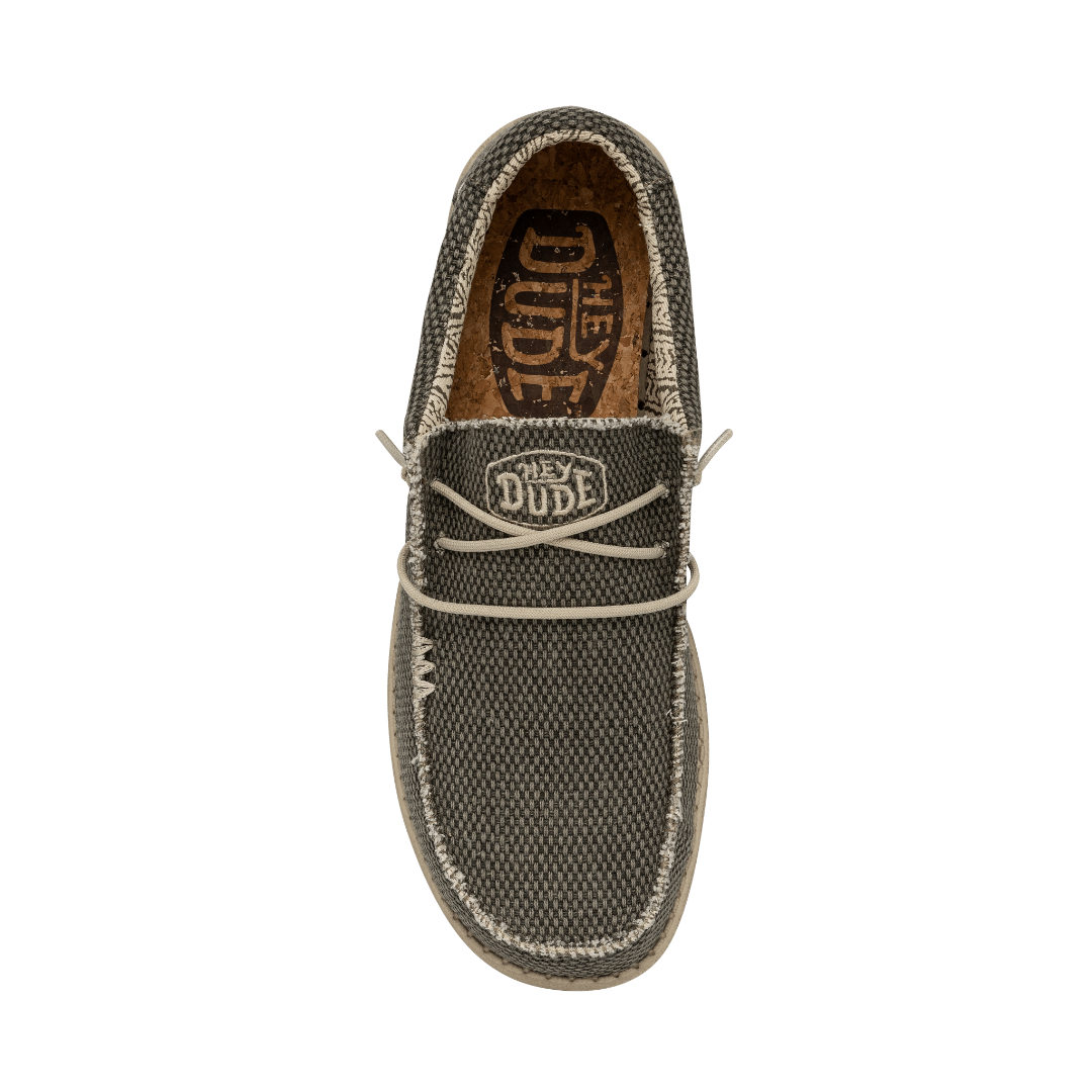 Hey Dude Men's Wally Braided Lifestyle Shoes in Army