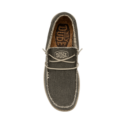 Hey Dude Men's Wally Braided Lifestyle Shoes in Army