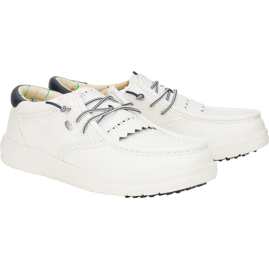 Hey Dude Men's Wally Golf Classic Shoes in White