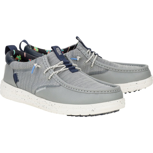 Hey Dude Men's Wally Golf Essentials Shoes in Grey
