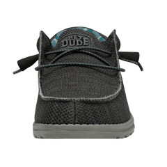 Hey Dude Men's Wally Sox Lifestyle Shoes in Charcoal