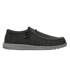 Hey Dude Men's Wally Sox Lifestyle Shoes in Charcoal