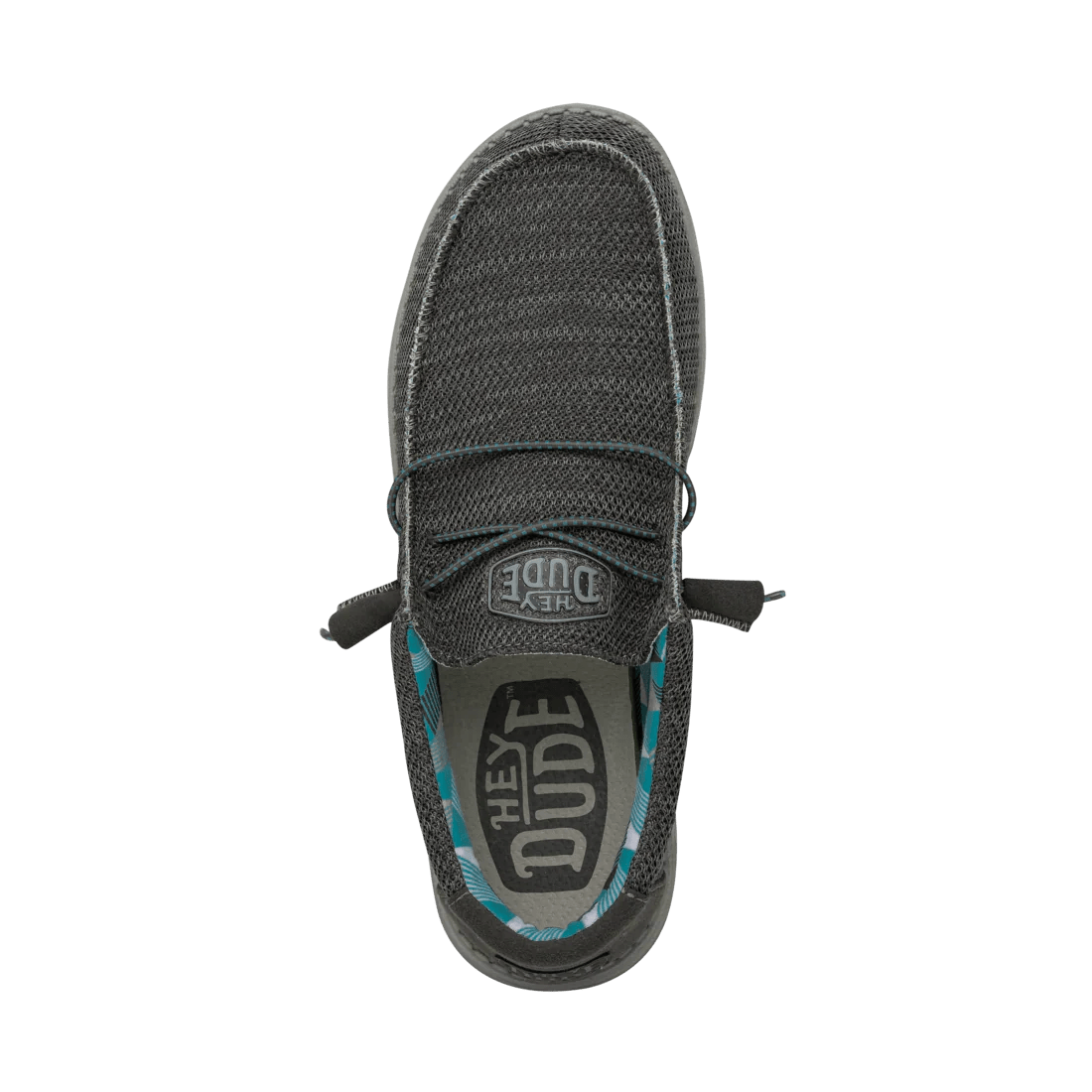 Hey Dude Men's Wally Sox Lifestyle Shoes in Charcoal