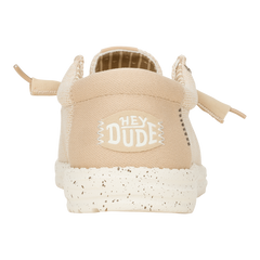 Hey Dude Men's Wally Sox Lifestyle Shoes in Irish Cream & Egret