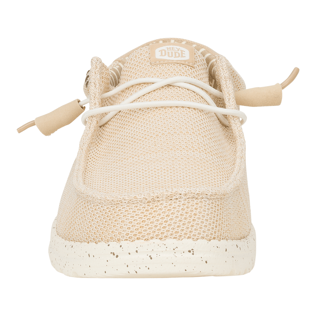 Hey Dude Men's Wally Sox Lifestyle Shoes in Irish Cream & Egret