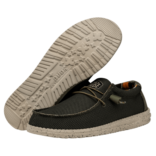 Hey Dude Men's Wally Sox Lifestyle Shoes in  Stitch Pine