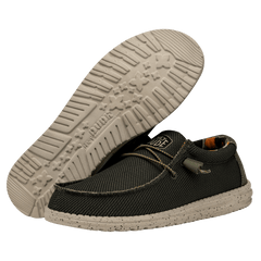 Hey Dude Men's Wally Sox Lifestyle Shoes in  Stitch Pine