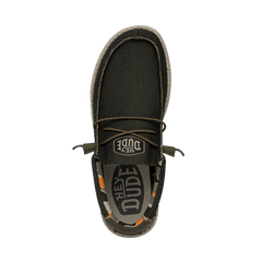 Hey Dude Men's Wally Sox Lifestyle Shoes in  Stitch Pine