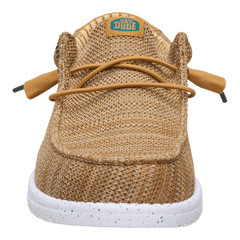 Hey Dude Men's Wally Stretch Sox in Bone Brown