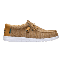 Hey Dude Men's Wally Stretch Sox in Bone Brown