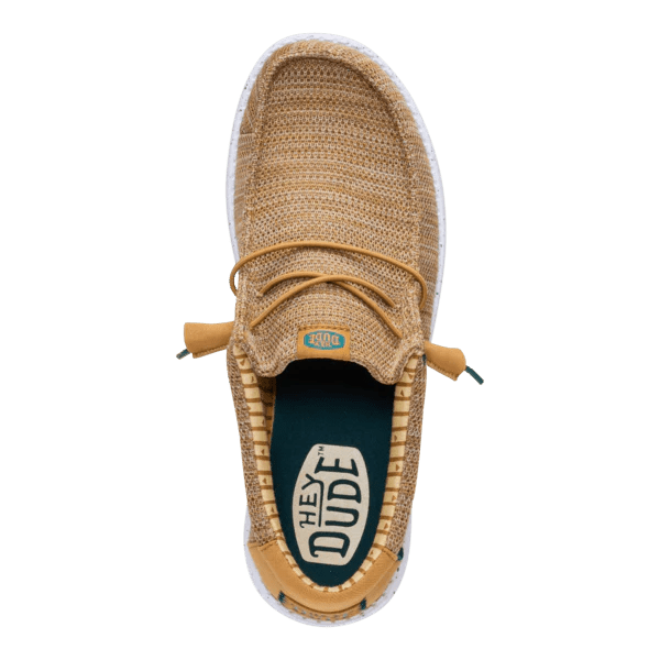 Hey Dude Men's Wally Stretch Sox in Bone Brown