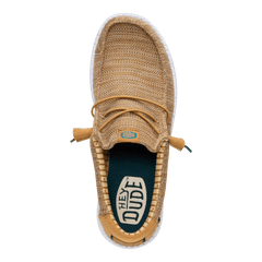 Hey Dude Men's Wally Stretch Sox in Bone Brown