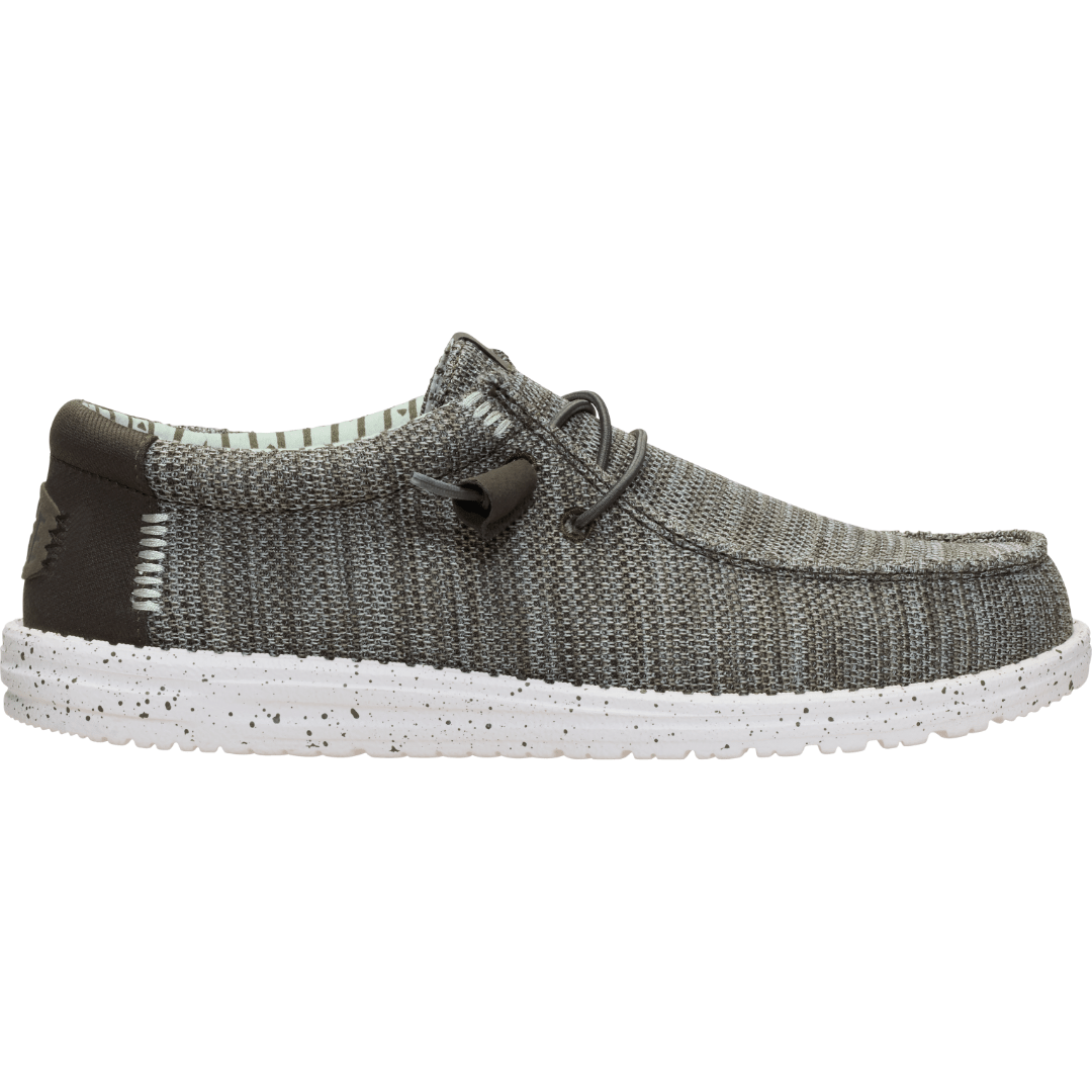 Hey Dude Men's Wally Stretch Sox Tea Leaf
