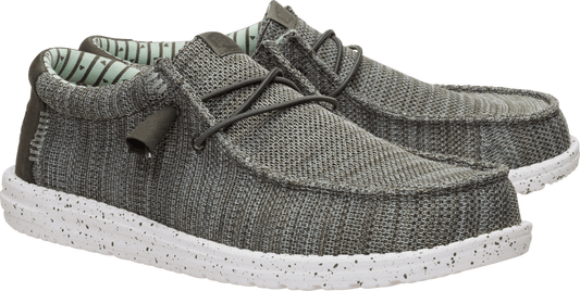 Hey Dude Men's Wally Stretch Sox Tea Leaf