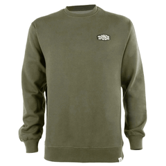 Hey Dude Mens Buckle Logo Crew in Olive