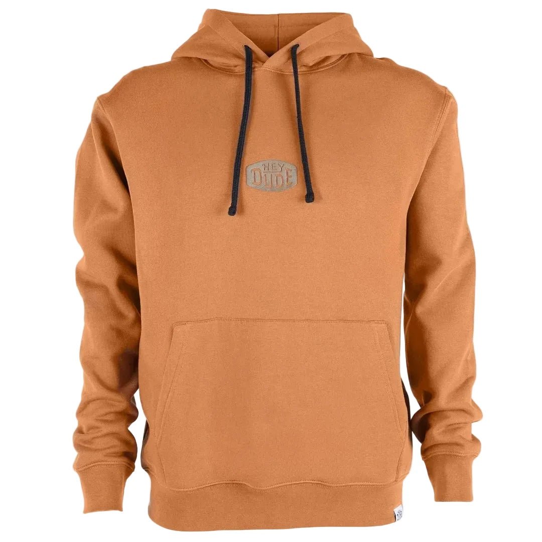 Hey Dude Mens Buckle Logo Hood in Saddle