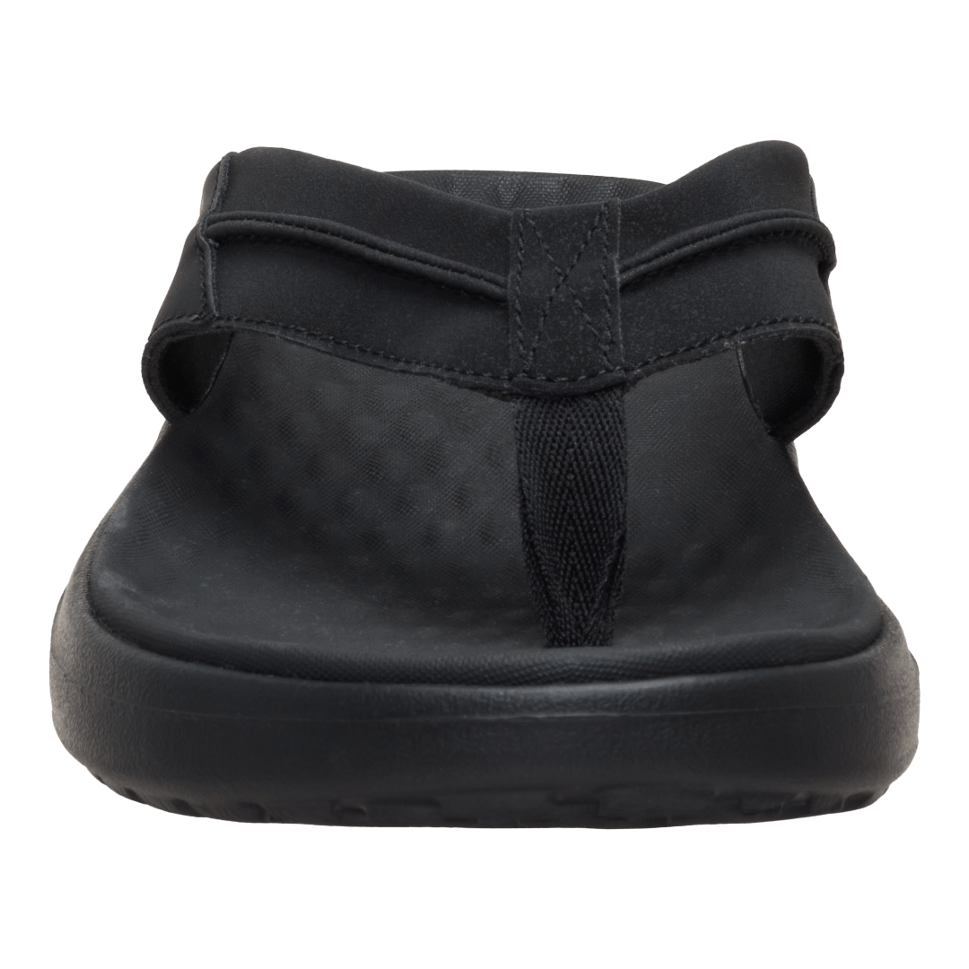 Hey Dude Mens Finn Flip Lifestyle Shoes in Black