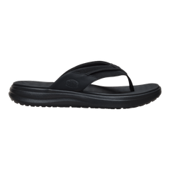 Hey Dude Mens Finn Flip Lifestyle Shoes in Black