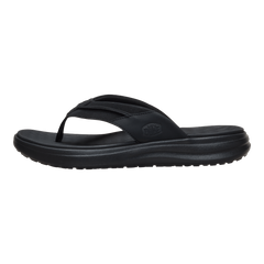 Hey Dude Mens Finn Flip Lifestyle Shoes in Black