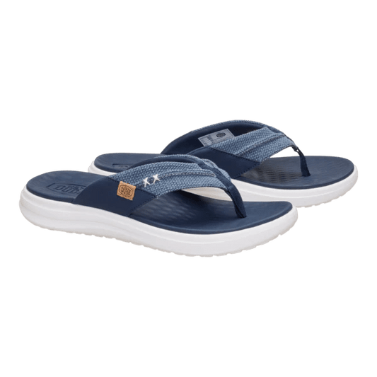 Hey Dude Mens Finn Flip in Braided Navy