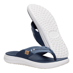 Hey Dude Mens Finn Flip in Braided Navy