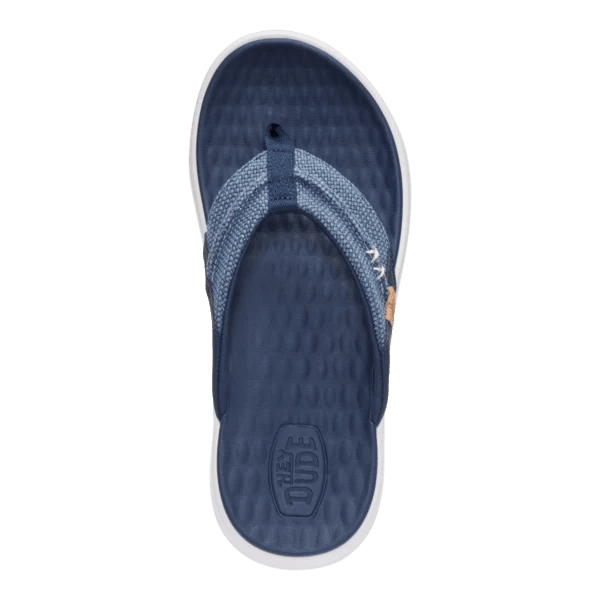 Hey Dude Mens Finn Flip in Braided Navy