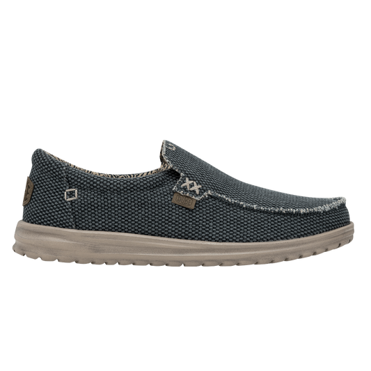 Hey Dude Mens Mikka Braided Lifstyle Shoes in Deep Blue