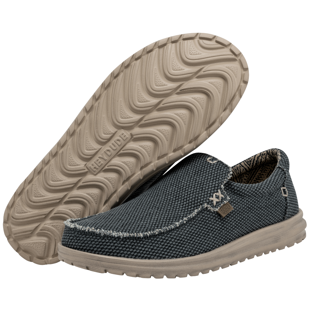 Hey Dude Mens Mikka Braided Lifstyle Shoes in Deep Blue