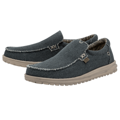 Hey Dude Mens Mikka Braided Lifstyle Shoes in Deep Blue