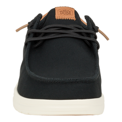 Hey Dude Mens Paul Canvas Lifestyle Shoes in  Black