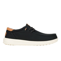 Hey Dude Mens Paul Canvas Lifestyle Shoes in  Black