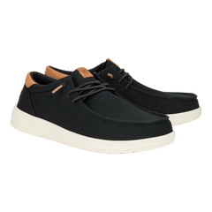 Hey Dude Mens Paul Canvas Lifestyle Shoes in  Black