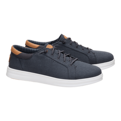 Hey Dude Mens Paul Pro Canvas Lifestyle Shoes in Black Oyster
